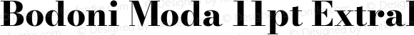 Bodoni Moda 11pt ExtraBold