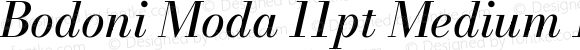 Bodoni Moda 11pt Medium Italic Version 2.004