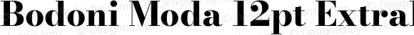 Bodoni Moda 12pt ExtraBold