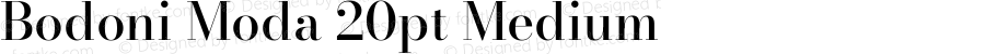 Bodoni Moda 20pt Medium