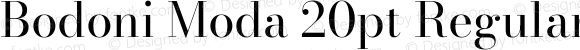 Bodoni Moda 20pt Regular