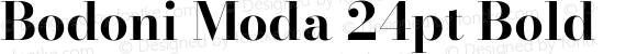 Bodoni Moda 24pt Bold