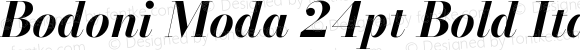 Bodoni Moda 24pt Bold Italic