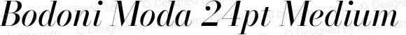 Bodoni Moda 24pt Medium Italic