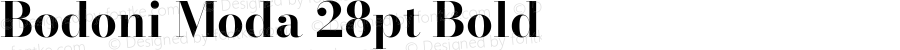 Bodoni Moda 28pt Bold