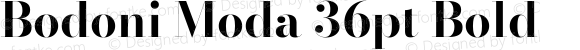 Bodoni Moda 36pt Bold