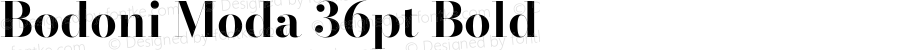 Bodoni Moda 36pt Bold