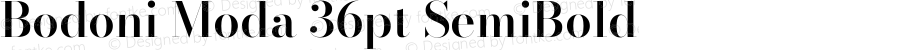 Bodoni Moda 36pt SemiBold