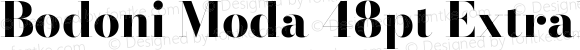 Bodoni Moda 48pt ExtraBold