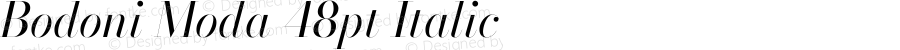 Bodoni Moda 48pt Italic