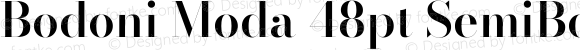 Bodoni Moda 48pt SemiBold