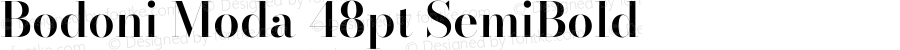 Bodoni Moda 48pt SemiBold