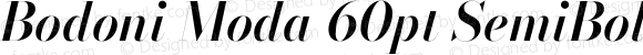 Bodoni Moda 60pt SemiBold Italic