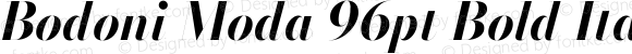 Bodoni Moda 96pt Bold Italic