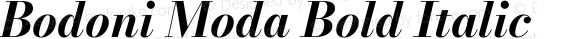 Bodoni Moda Bold Italic