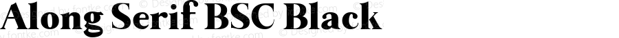 Along Serif BSC Black