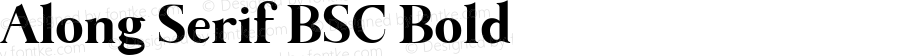 Along Serif BSC Bold