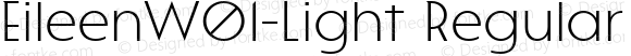 EileenW01-Light Regular Version 1.10