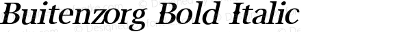 Buitenzorg Bold Italic