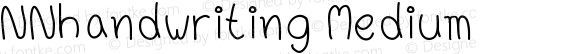 NNhandwriting Medium