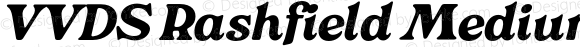 VVDS Rashfield Medium Italic