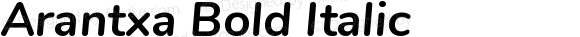 Arantxa Bold Italic