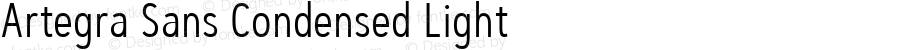 Artegra Sans Condensed Light 1.006