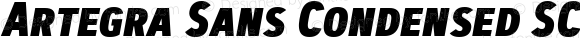 Artegra Sans Condensed SC ExtraBold Italic 1.006