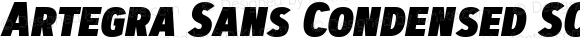 Artegra Sans Condensed SC Black Italic 1.003