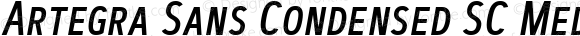 Artegra Sans Condensed SC Medium Italic
