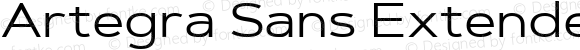 Artegra Sans Extended Regular 1.006