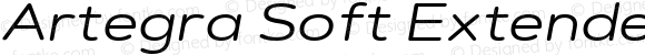 Artegra Soft Extended Italic