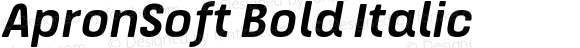 ApronSoft Bold Italic