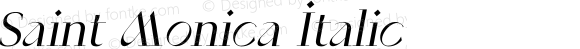 Saint Monica Italic