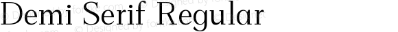 Demi Serif Regular