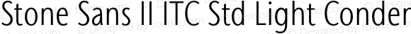 Stone Sans II ITC Std Light Condensed