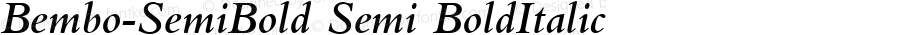 Bembo-SemiBold Italic