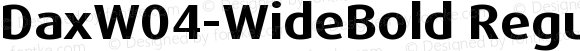 DaxW04-WideBold Regular