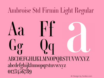 Ambroise Std Firmin Light