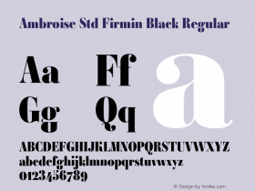 Ambroise Std Firmin Black