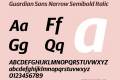 Guardian Sans Narrow Semibold