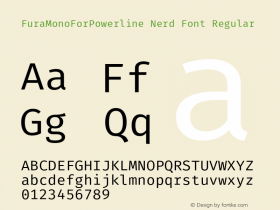 FuraMonoForPowerline Nerd Font