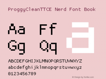 ProggyCleanTTCE Nerd Font