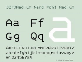 3270Medium Nerd Font