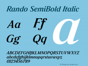 Rando SemiBold