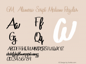 GM Alamosa Script Medium