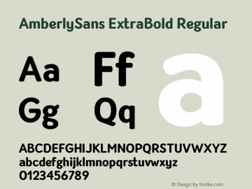 AmberlySans ExtraBold