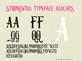 Strongwill Typeface