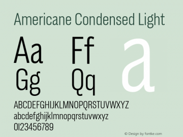 Americane Condensed