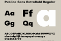 Publica Sans ExtraBold